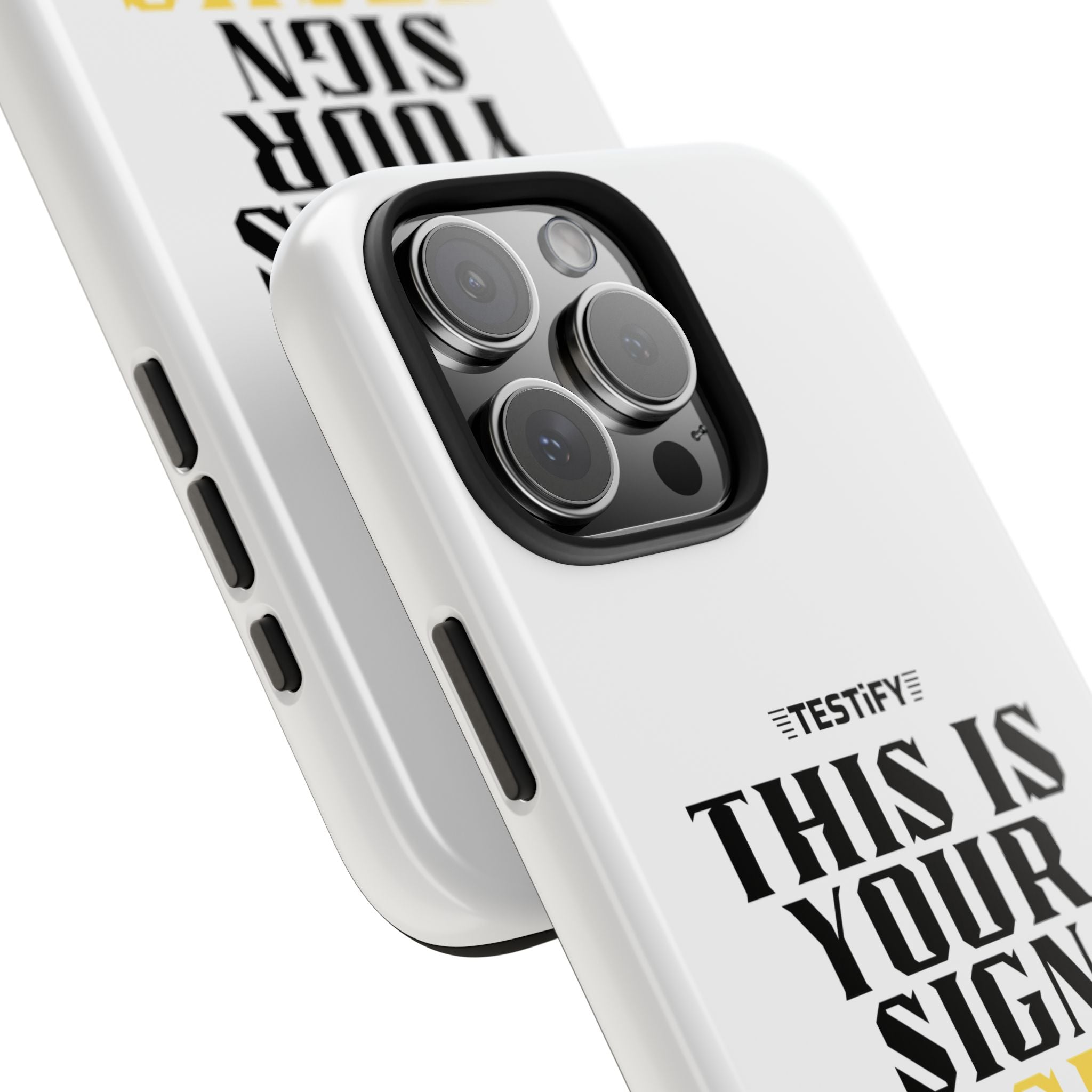 Tough Phone Case — "This Is Your Sign: Jesus Loves You" Christian Faith Phone Cover