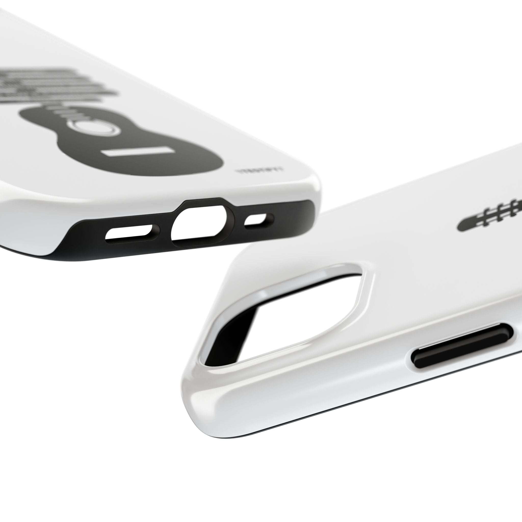Guitar Quote Tough Phone Case — "Music is the Pleasure" Acoustic Design