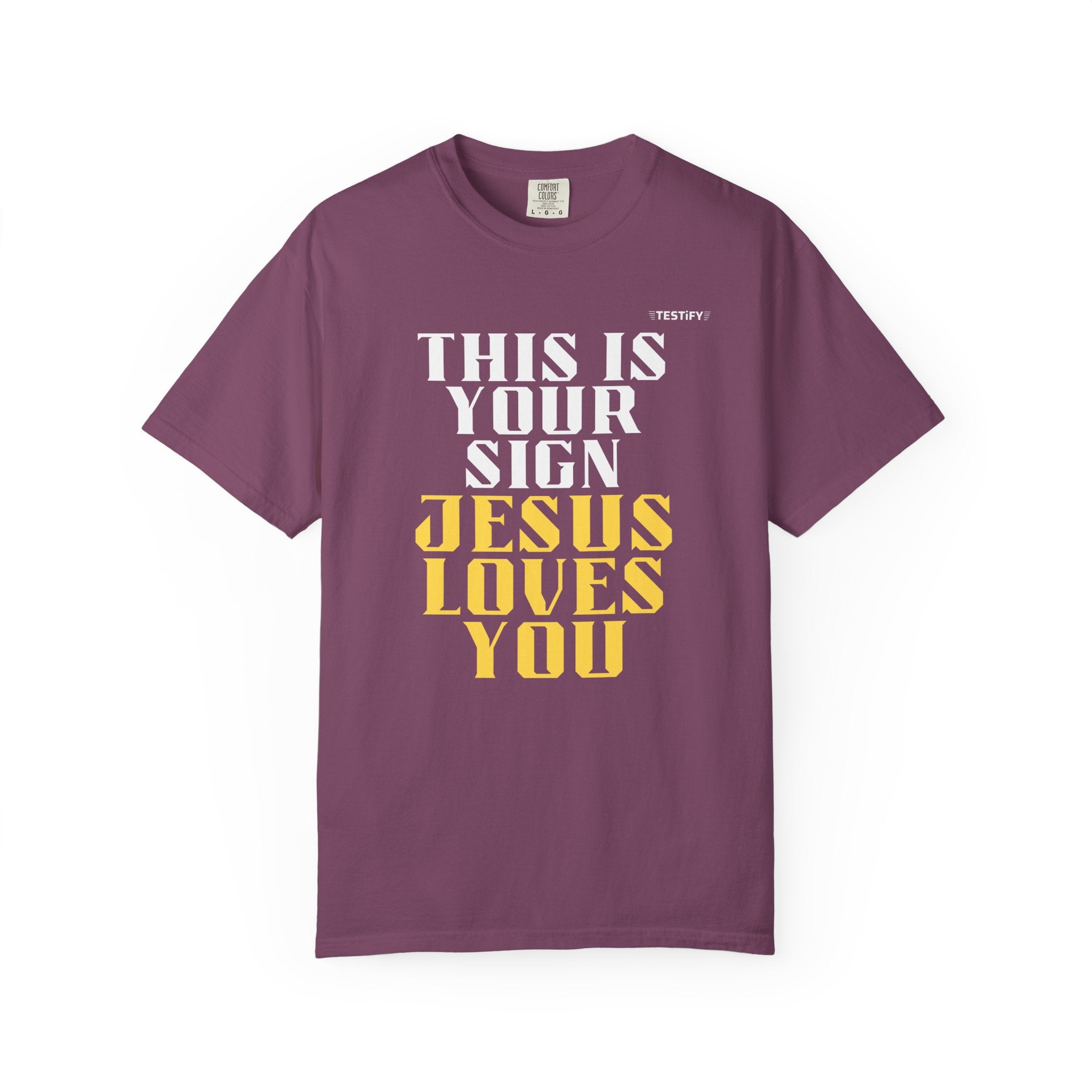 Jesus Loves You Tee — "This Is Your Sign" Christian Message T-Shirt