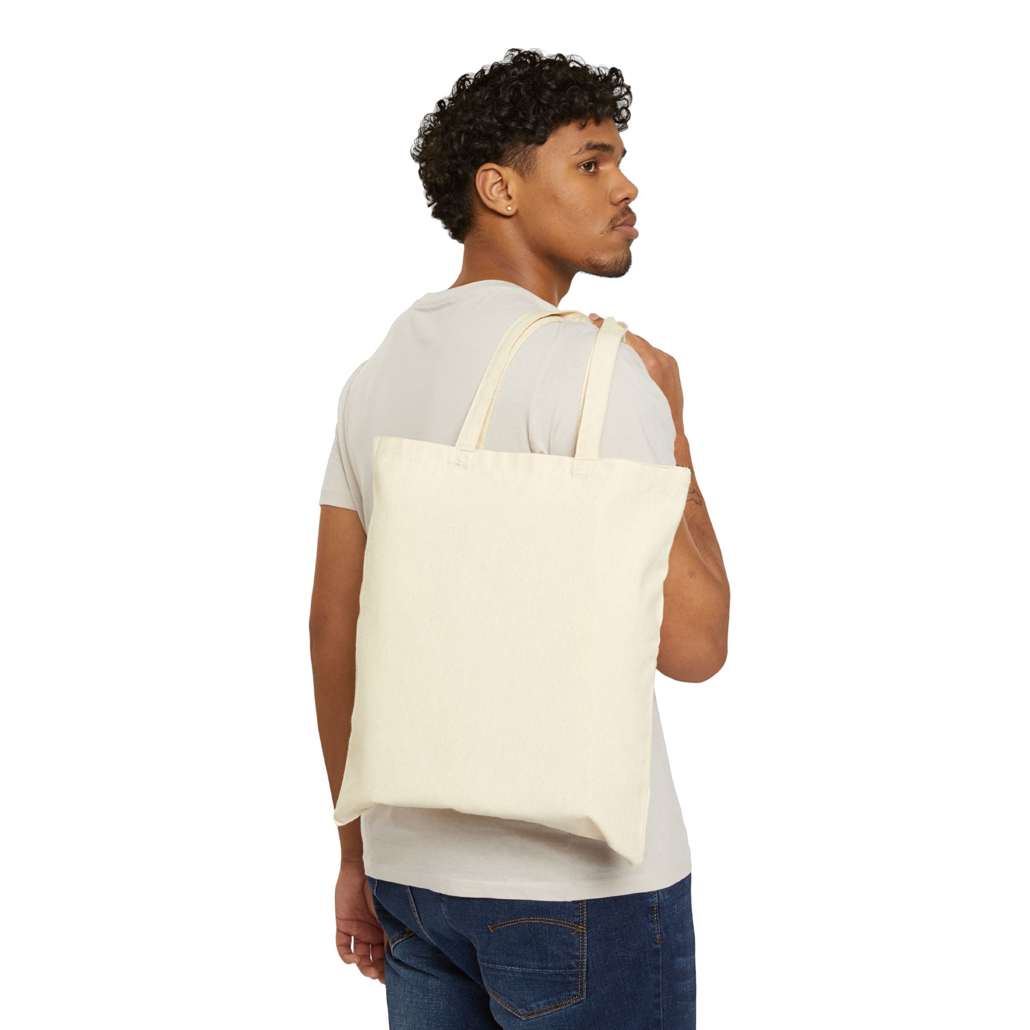 Tote Bag — “This Is Your Sign: Jesus Loves You” Natural Canvas Tote