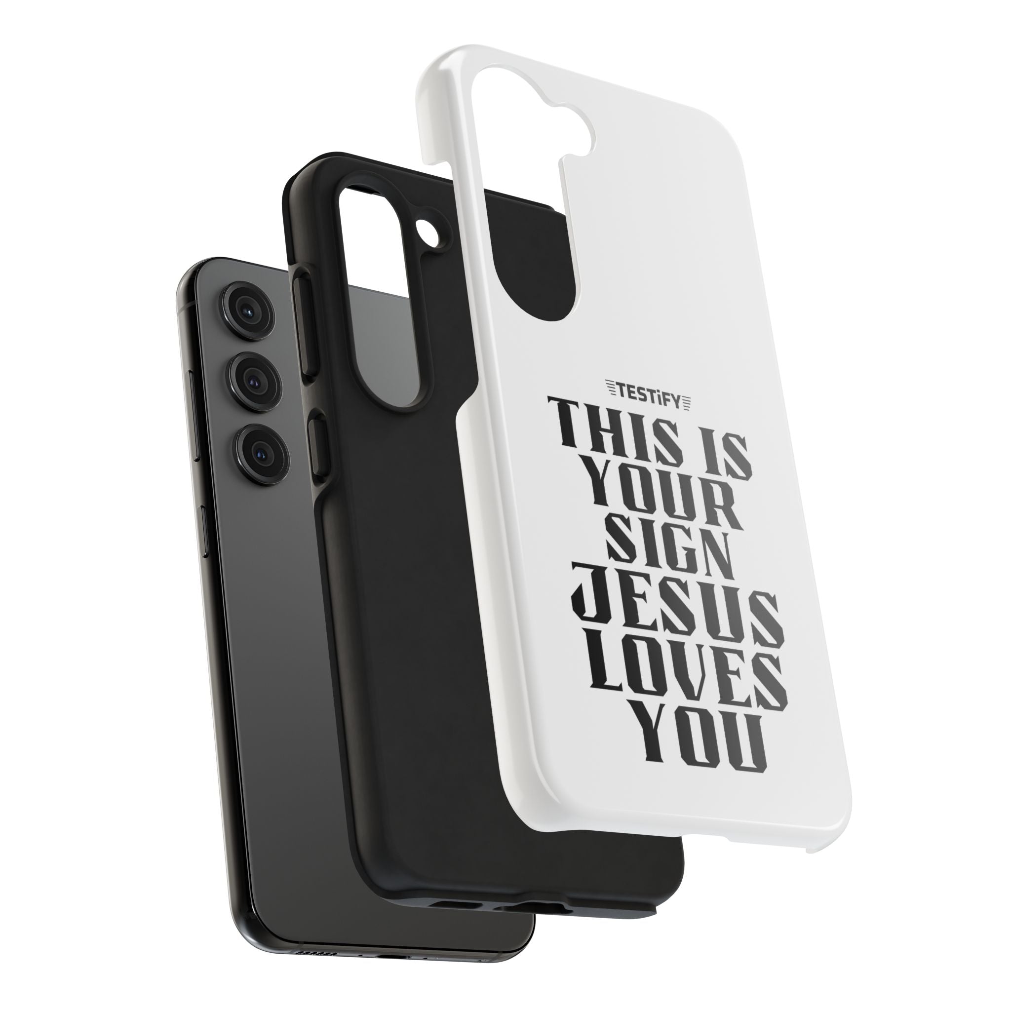 Tough Phone Case — “This Is Your Sign: Jesus Loves You” Christian Protective Cover