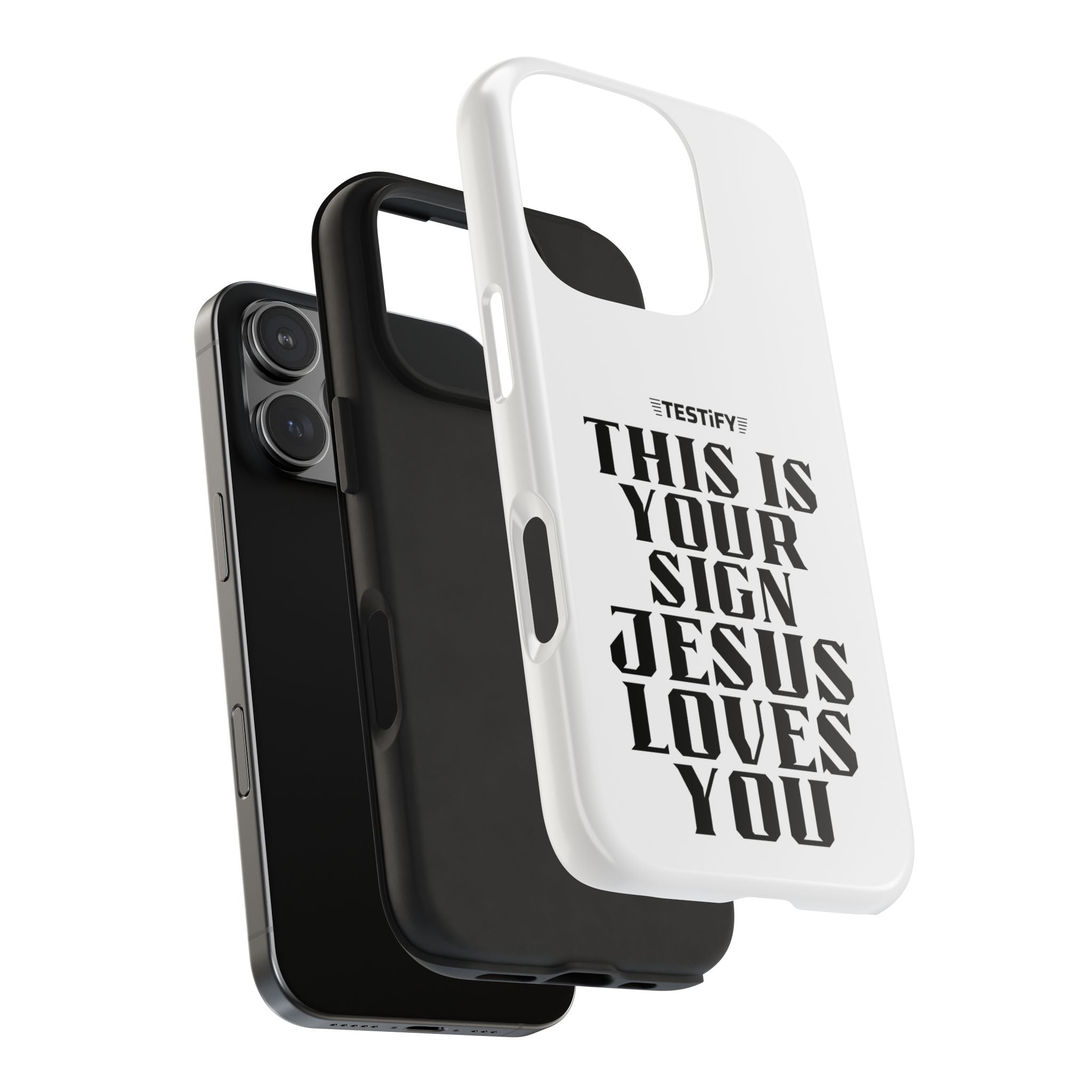 Tough Phone Case — “This Is Your Sign: Jesus Loves You” Christian Protective Cover