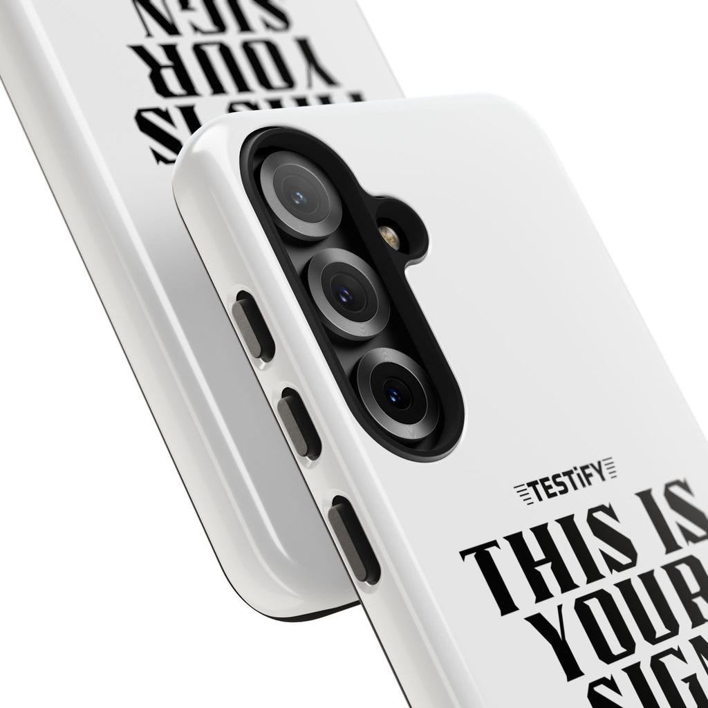 Tough Phone Case — “This Is Your Sign: Jesus Loves You” Christian Protective Cover