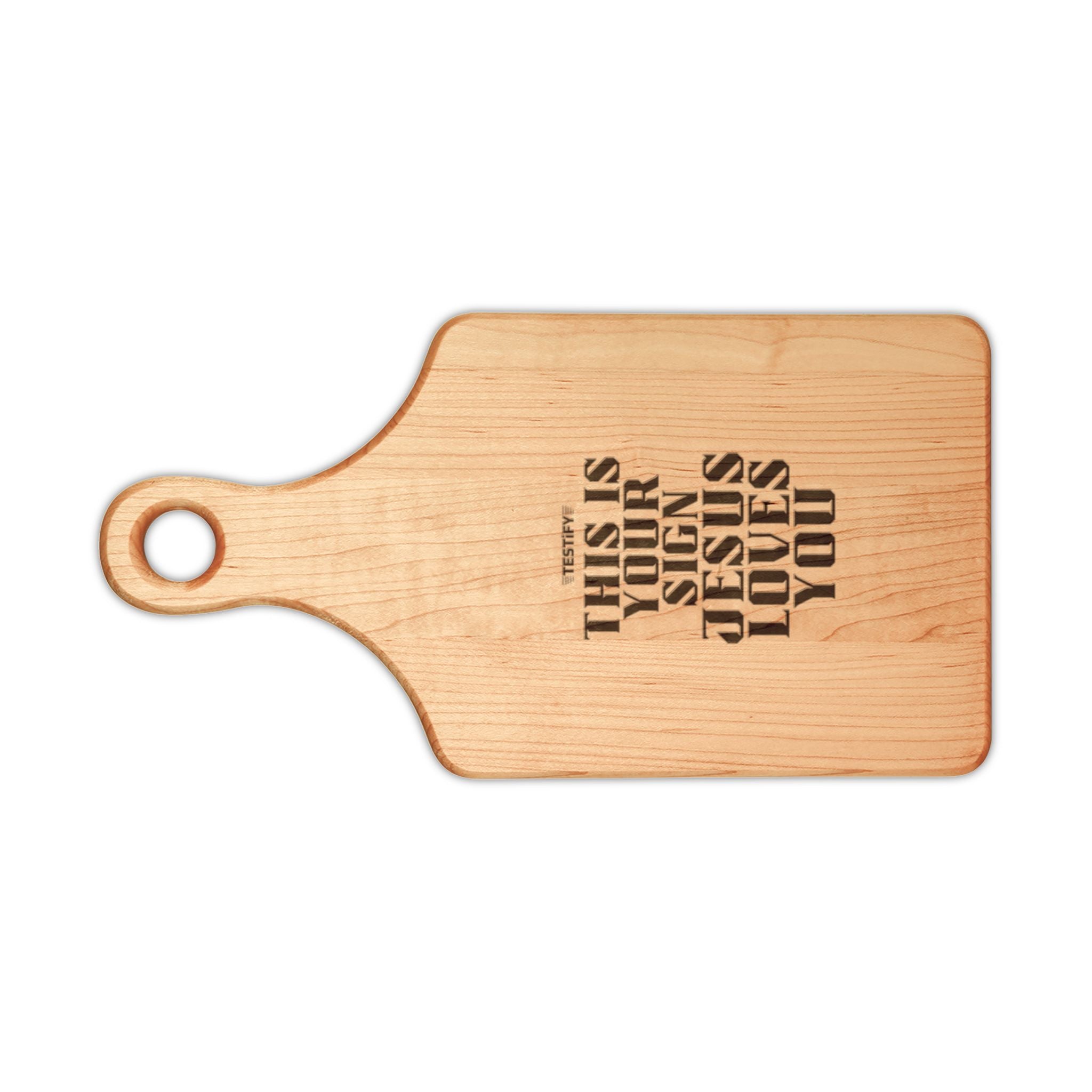Engraved Wooden Cutting Board — "This Is Where I Keep You"