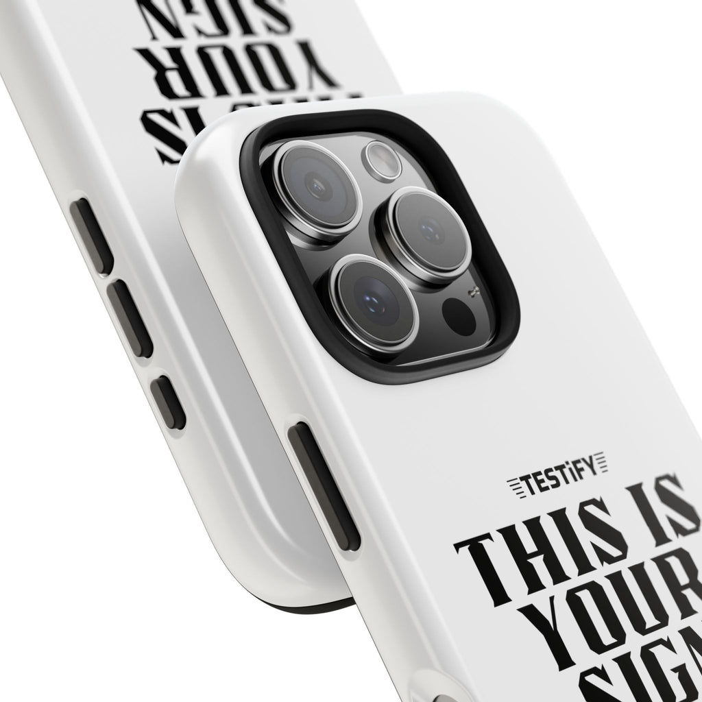 Tough Phone Case — “This Is Your Sign: Jesus Loves You” Christian Protective Cover