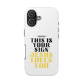 Tough Phone Case — "This Is Your Sign: Jesus Loves You" Christian Faith Phone Cover