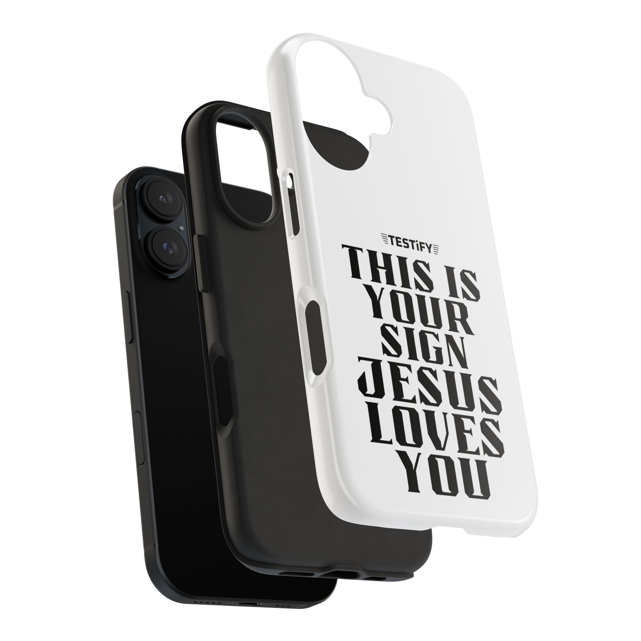 Tough Phone Case — “This Is Your Sign: Jesus Loves You” Christian Protective Cover