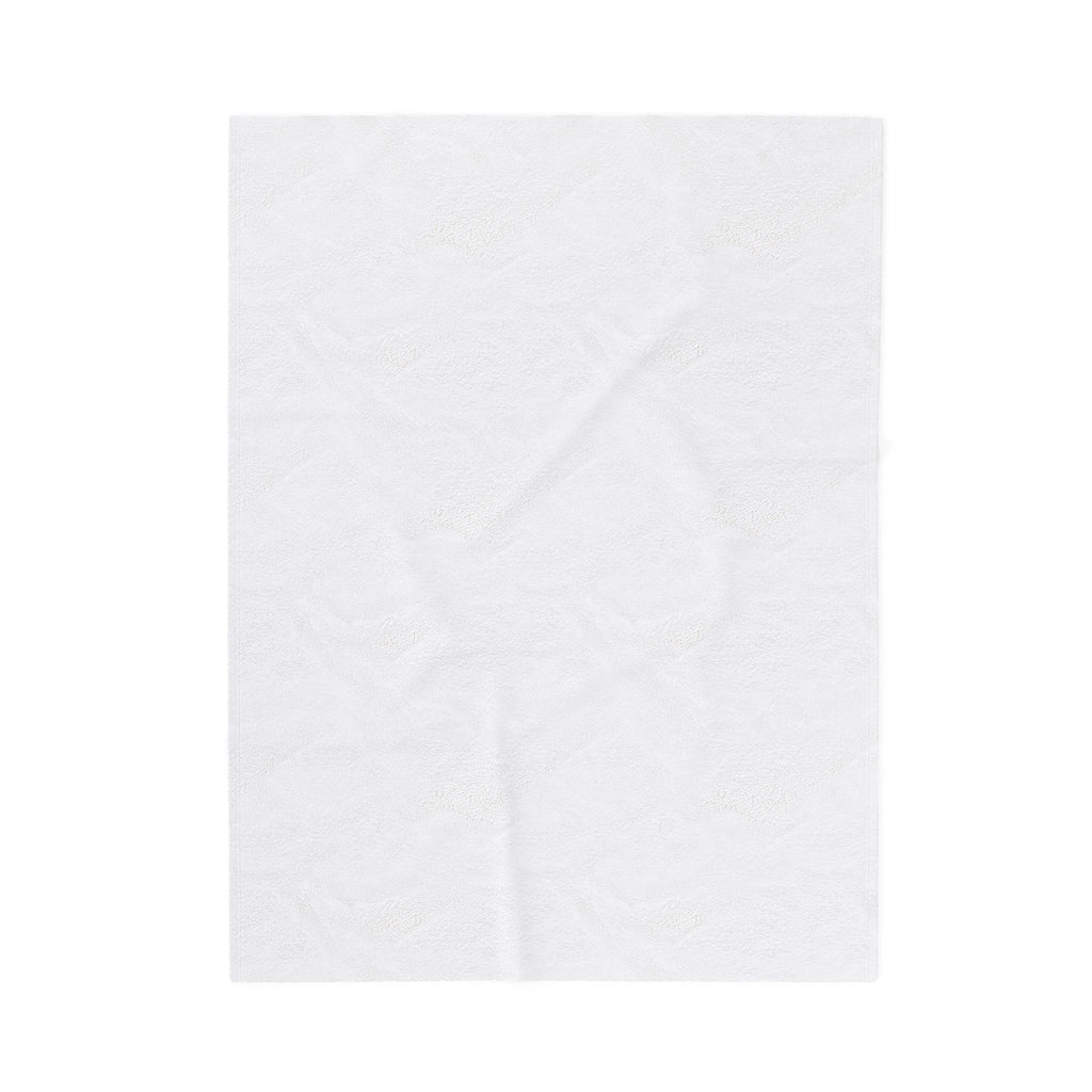 Plush Blanket — Red Heart “Love God Love People” Velveteen Throw