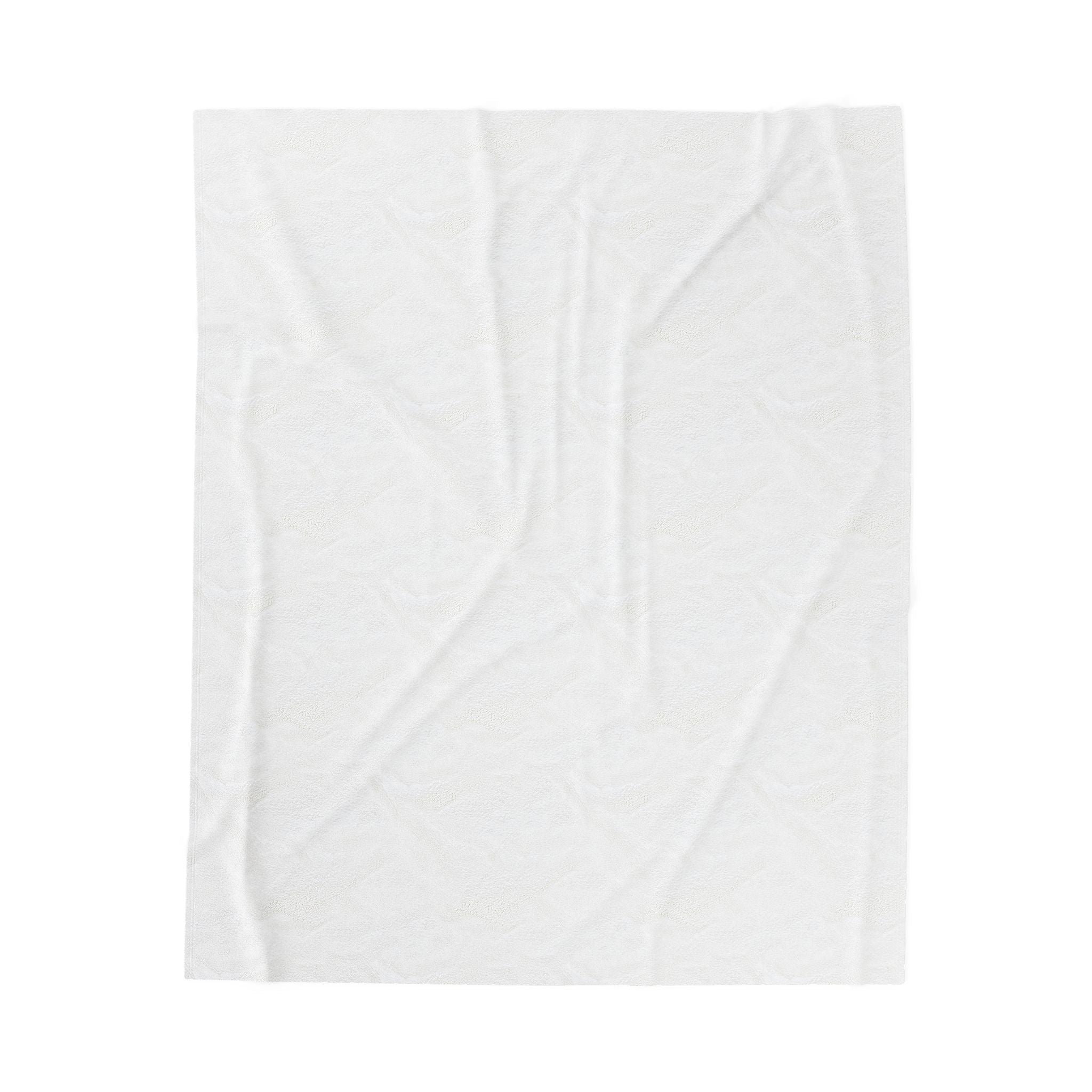 Plush Blanket — Red Heart “Love God Love People” Velveteen Throw