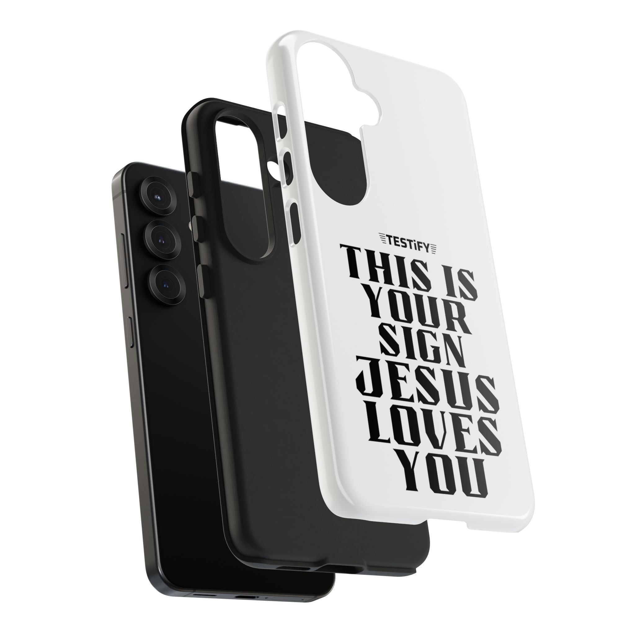 Tough Phone Case — “This Is Your Sign: Jesus Loves You” Christian Protective Cover