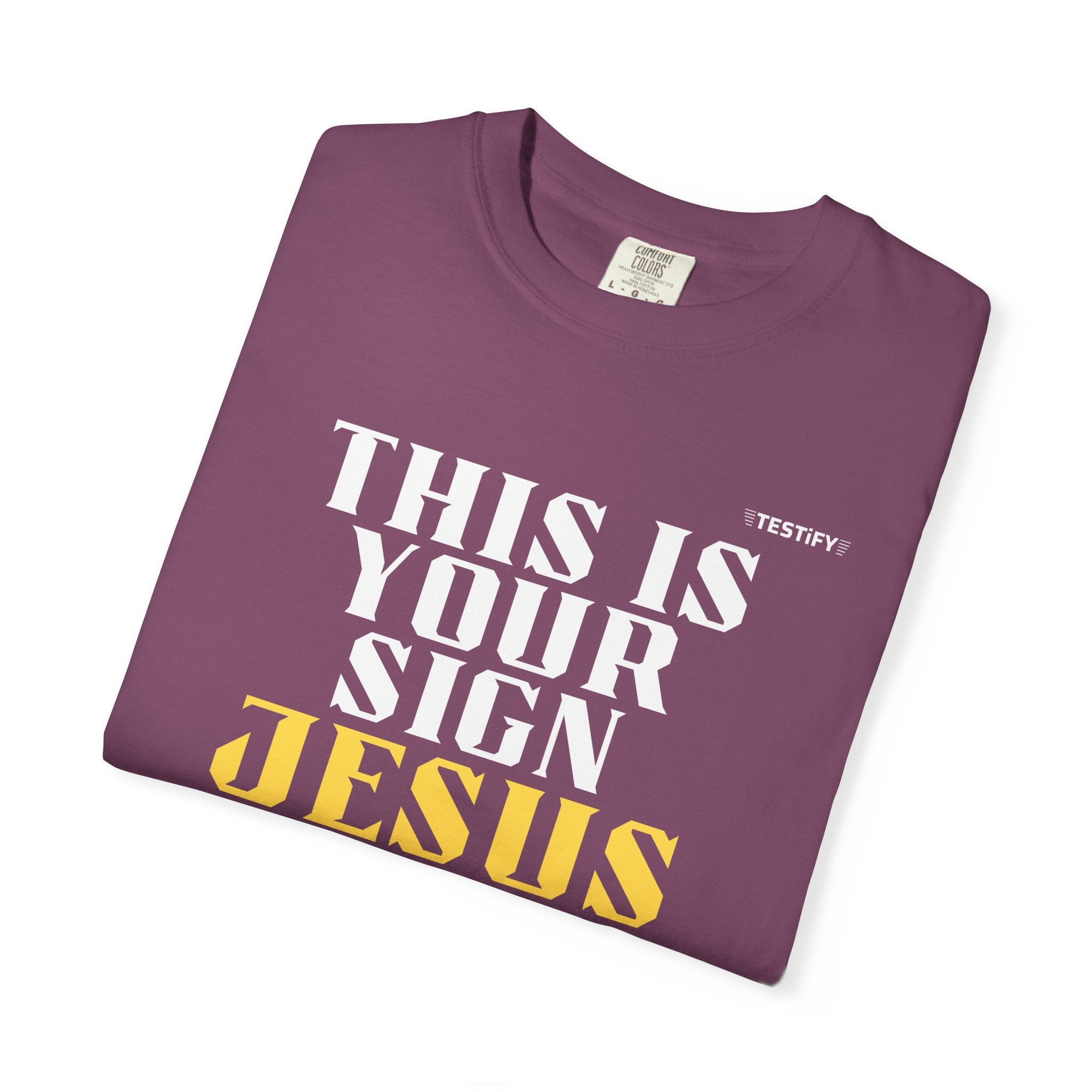 Jesus Loves You Tee — "This Is Your Sign" Christian Message T-Shirt