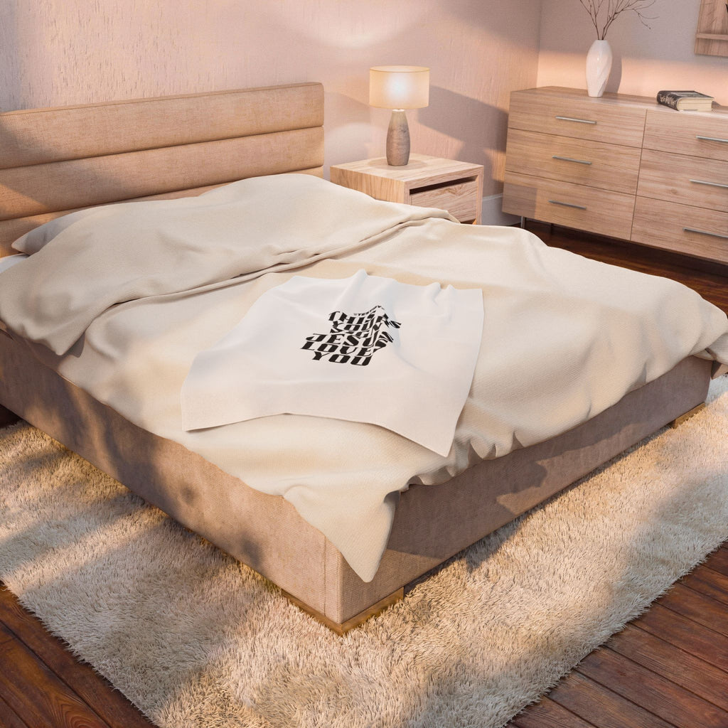 This Is Your Sign Velveteen Plush Blanket