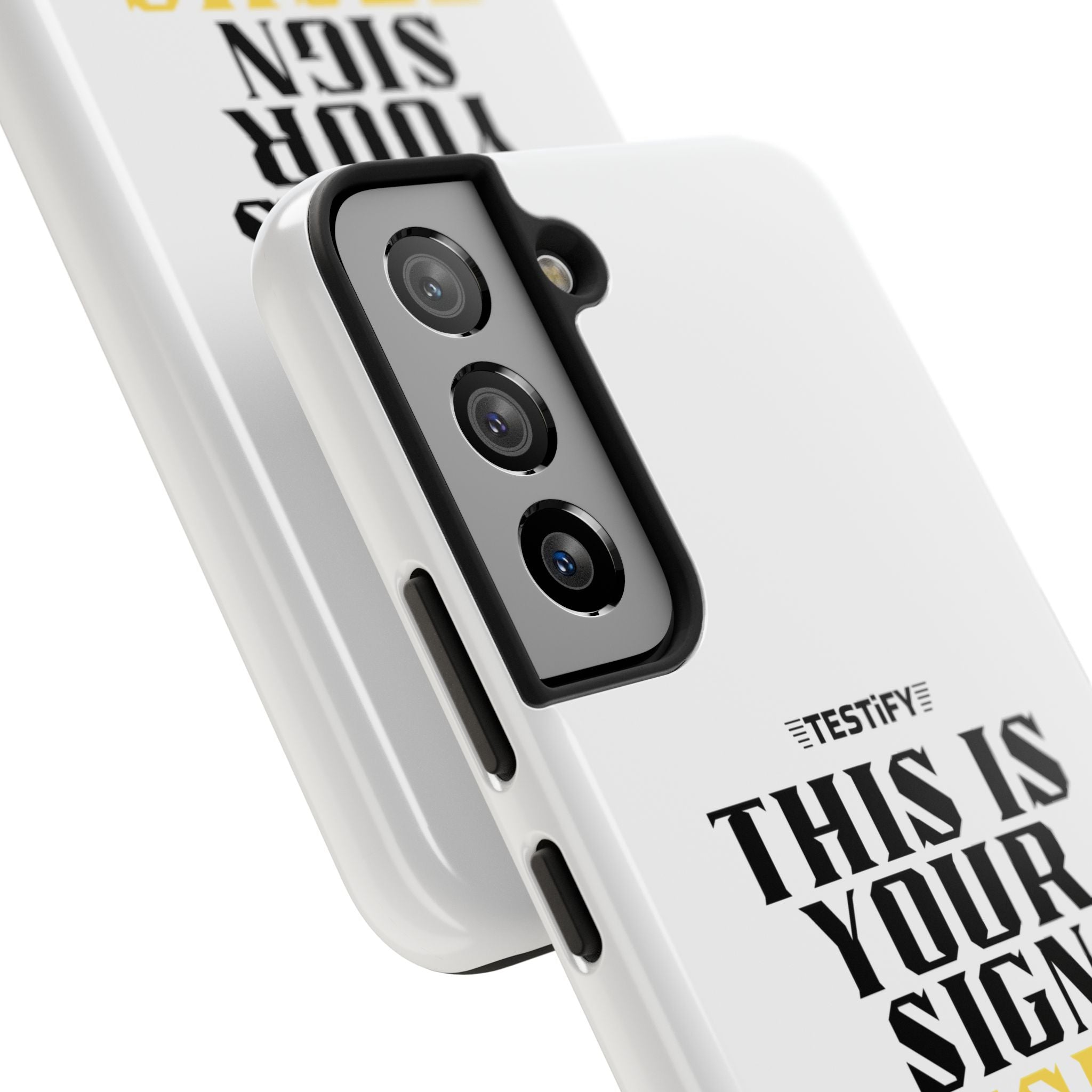 Tough Phone Case — "This Is Your Sign: Jesus Loves You" Christian Faith Phone Cover