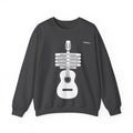 Guitar Road Sign Sweatshirt — Acoustic Music Traveler Crewneck