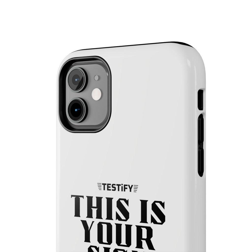 Tough Phone Case — "This Is Your Sign: Jesus Loves You" Christian Faith Phone Cover
