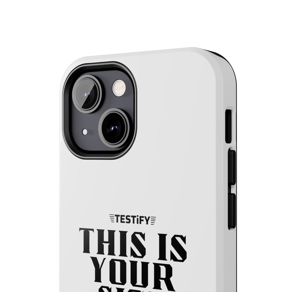 Tough Phone Case — "This Is Your Sign: Jesus Loves You" Christian Faith Phone Cover