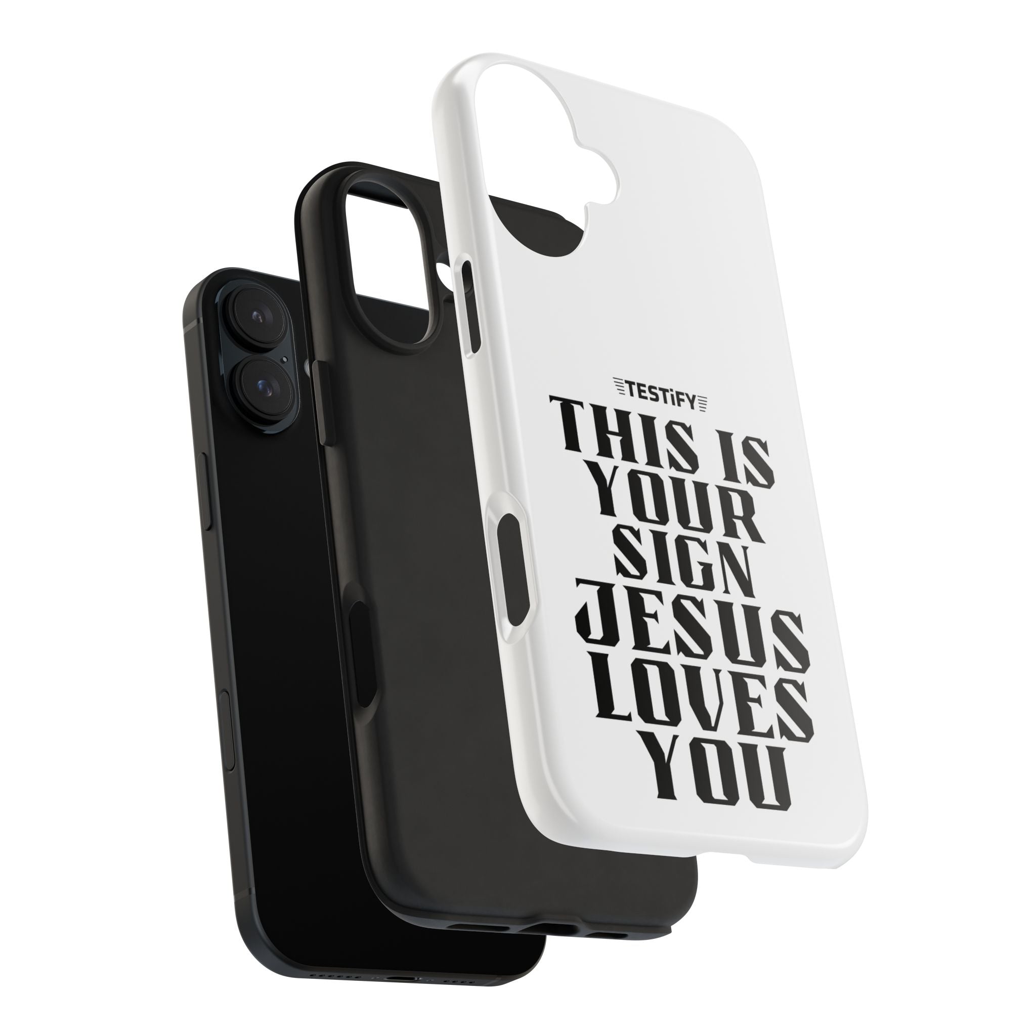 Tough Phone Case — “This Is Your Sign: Jesus Loves You” Christian Protective Cover